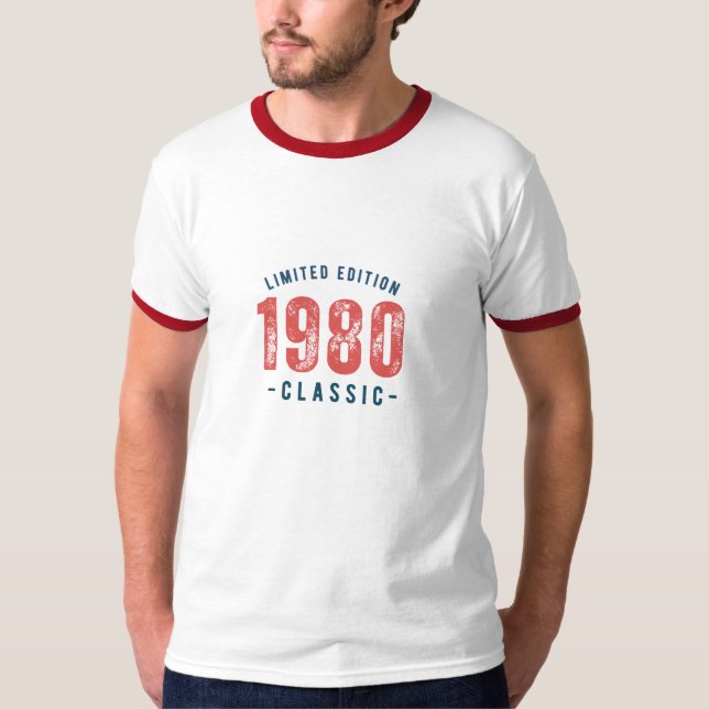 T - Shirt für männliche Grundkenntnisse Vintag (Vorderseite)