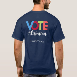 T - Shirt für mehrfarbige Blockbuchstaben wählen