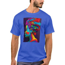T - Shirt für mehrfarbiges Papier