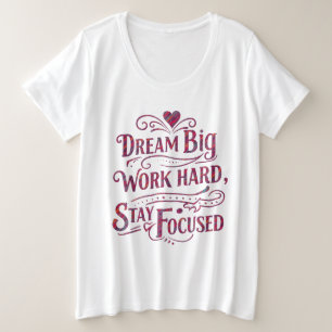 T - Shirt für motivierend Frauen mit Plus-Größe