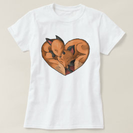 T - Shirt für niedliche Füchse