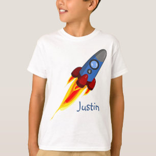 T - Shirt für niedliche Raketentafel