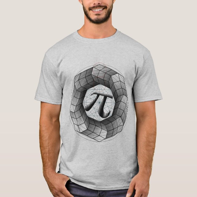 T - Shirt für optische Pi-Illusion - perfekt (Vorderseite)