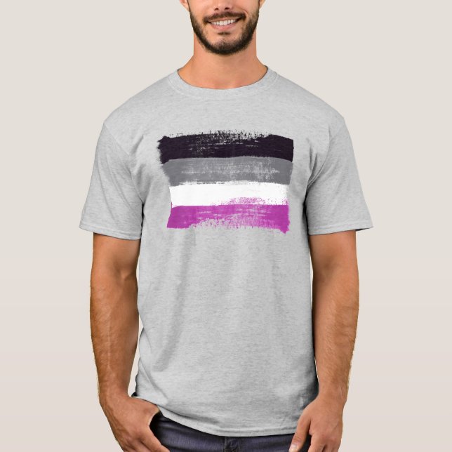 T - Shirt für paarweise asexuelle Pride (Vorderseite)