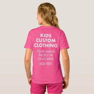 T - Shirt für Personalisiertes MÄDCHEN - WOW PINK