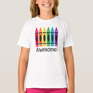 T - Shirt für phantastische Farben für Mädchen - A