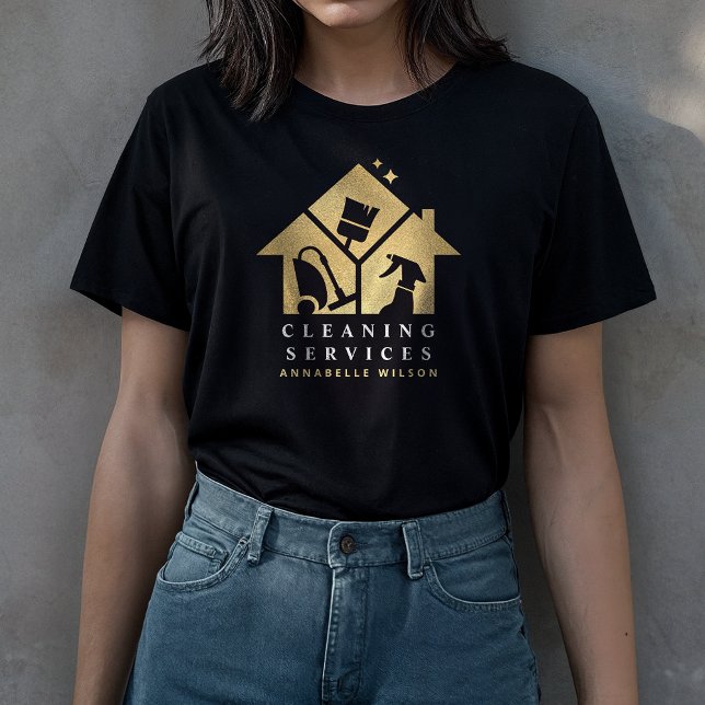 T - Shirt für Reinigungsdienste im Goldhaus (Von Creator hochgeladen)