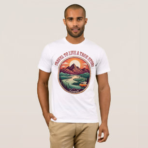 T-Shirt für Reisen in der wirklichen Geschichte —
