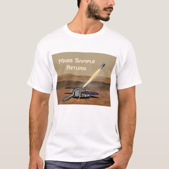 T - Shirt für Rückführungsmissionen in Mars (Vorderseite)