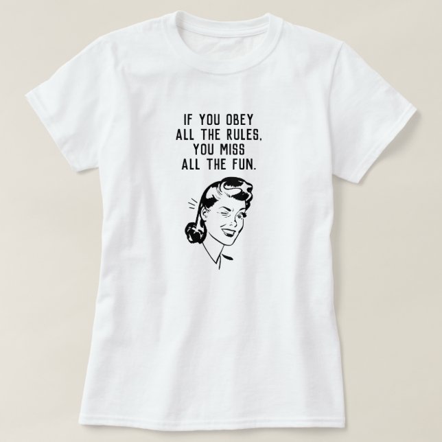 T - Shirt für rückgängig gemachte Regelbrecher (Design vorne)