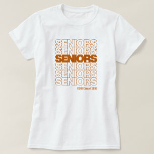 T-Shirt für Seniors Seniors Seniors in ausgebrannt