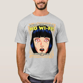 T - Shirt für Social Media-Horror