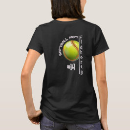 T-Shirt für Softball-Mütter