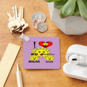 T - Shirt für Solarprodukte und Power Schlüsselanhänger