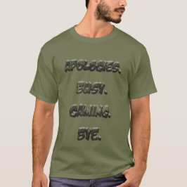 T - Shirt für Spiele - Geschenk für Gamer