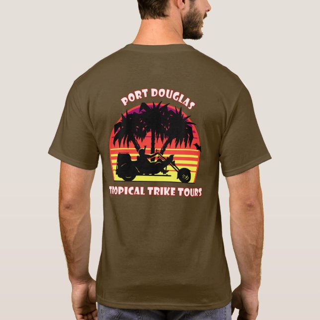 T - Shirt für tropische Trips (Rückseite)