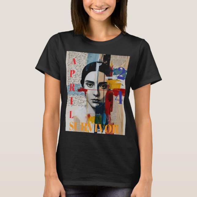 T-Shirt für Überlebende des 24. Aprils (Vorderseite)