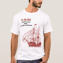 T - Shirt für Vintage Schiffskizze
