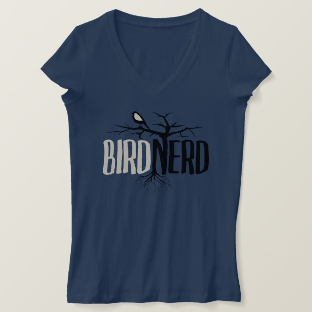 T-Shirt für Vogel-Nerd (Design vorne)