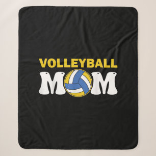 T-Shirt für Volleyball-Mütter lustiger Spieler Spi Sherpadecke