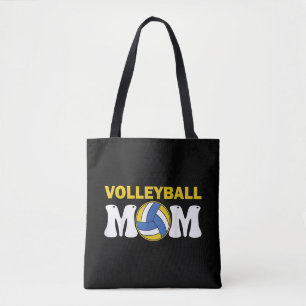 T-Shirt für Volleyball-Mütter lustiger Spieler Spi Tasche