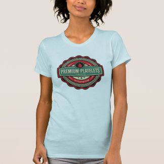 T-Shirt für weibliche Premium-Thrombozyten
