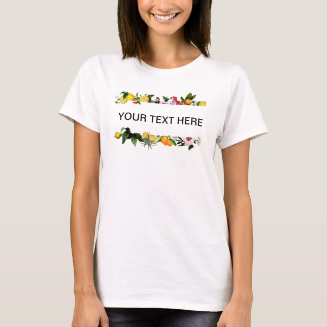 T - Shirt für Zitronen und Obstrahmen (Vorderseite)