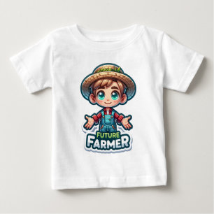 T-Shirt für zukünftige Bauernkinder - Süßes Cartoo