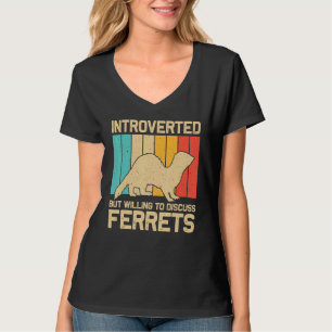 T-shirt Furet Cool Pour Hommes Femmes Animal Propriétaire