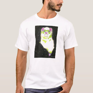 T-shirt Furet cosmique (une plus petite image sans texte)