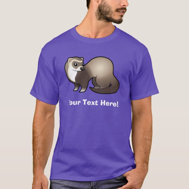 T-shirt Furet de bande dessinée (Devant)