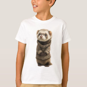 T-shirt Furet Enfant au Pull Douillet