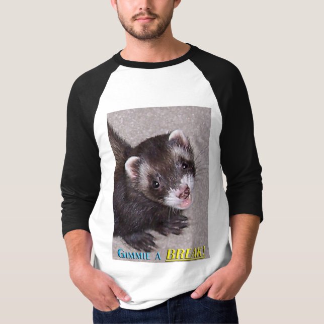 T-shirt FURET "Gimme une COUPURE ! " (Devant)