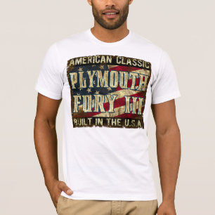 T-shirt Fureur III de Plymouth - voiture classique