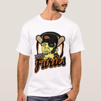 T-shirt Fureurs de base-ball de zombi