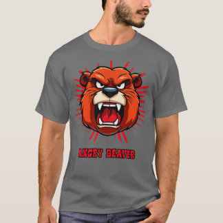 T-shirt Furie De Feu Le Castor En Colère