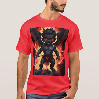 T-shirt Furie Tcherub foncé - Chemise d'aquarelle électriq