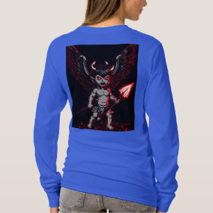 T-shirt Furieux : Tcherub aux yeux rouges avec un air dévo