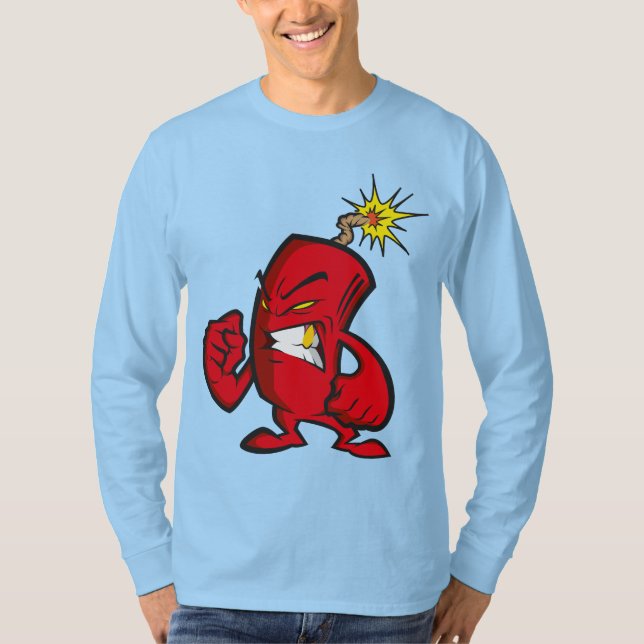 T-shirt Furious dynamite man (Devant)