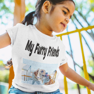 T-shirt Furry Friends Photo Chat et Chien