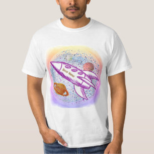 T-shirt Fusée Violette
