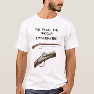 T-shirt fusil Kammerbüchse autrichien M1849 de la guerre d