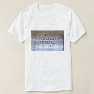 T-shirt fusil M1903 Springfield de l'Arsenal de Rock Islan