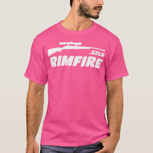 T-shirt Fusil Rimfire 22Lr Utilisé À La Fin De Chasseur De