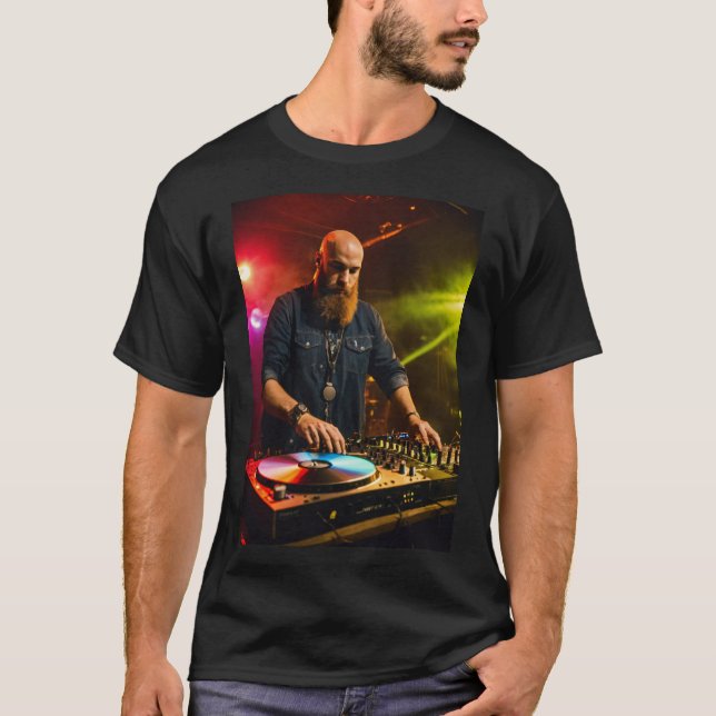 T-shirt "Fusion Beats & Threads : DJ Groove Tee" (Devant)