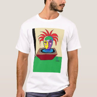 T-shirt Fusion de couleur et de forme