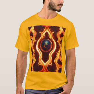 T-shirt Fusion de flamme : Express votre style de rêve ave