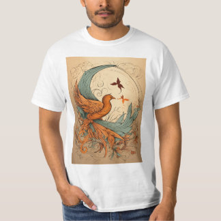 T-shirt "Fusion de tissu : Portez la Vibe"