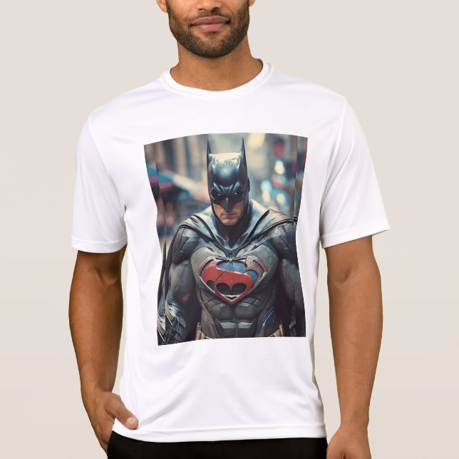 T-shirt Fusion héroïque de Batman (Devant)