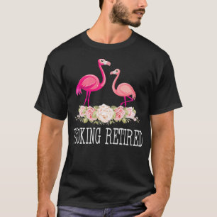 T-shirt Fusion Retraite Flamant rose Retraité Drôle